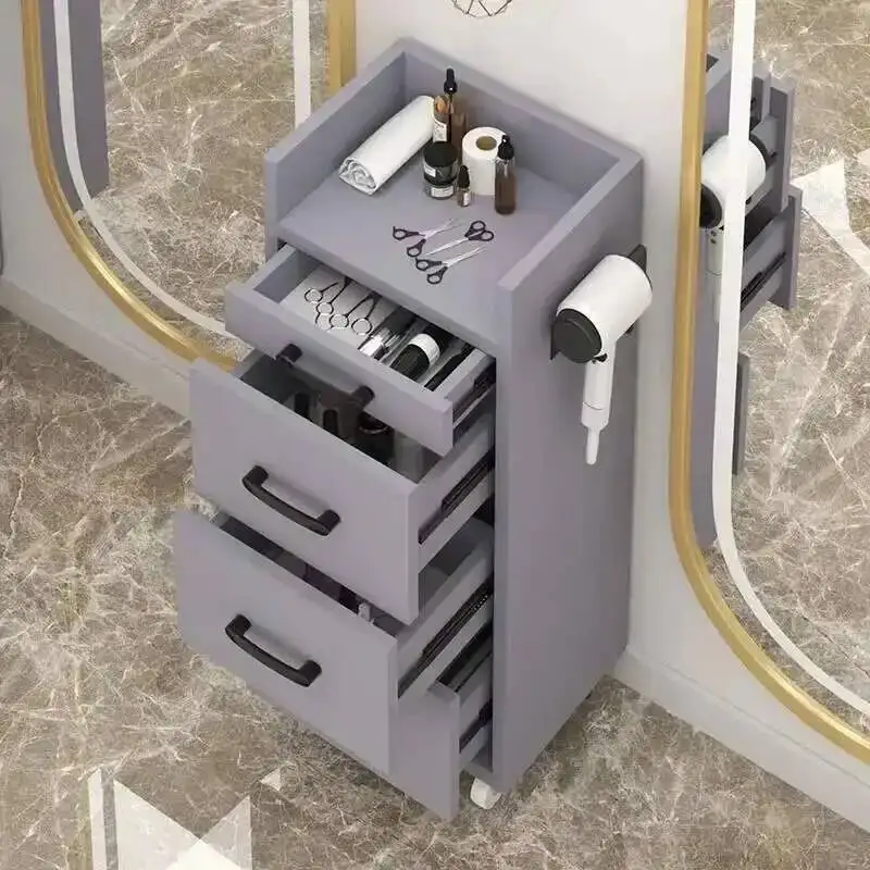 

Portable Hairdressing Trolley Rolling Storage Utility Salon Trolley Aesthetic Drawers Werkzeugwagen Salon Furniture MQ50TC