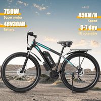 DUOTTS C29 Pro ebike 750W 48V 30AH removable battery 21 speed mountain electric bicycle 45 km/h, endurance up to 120km