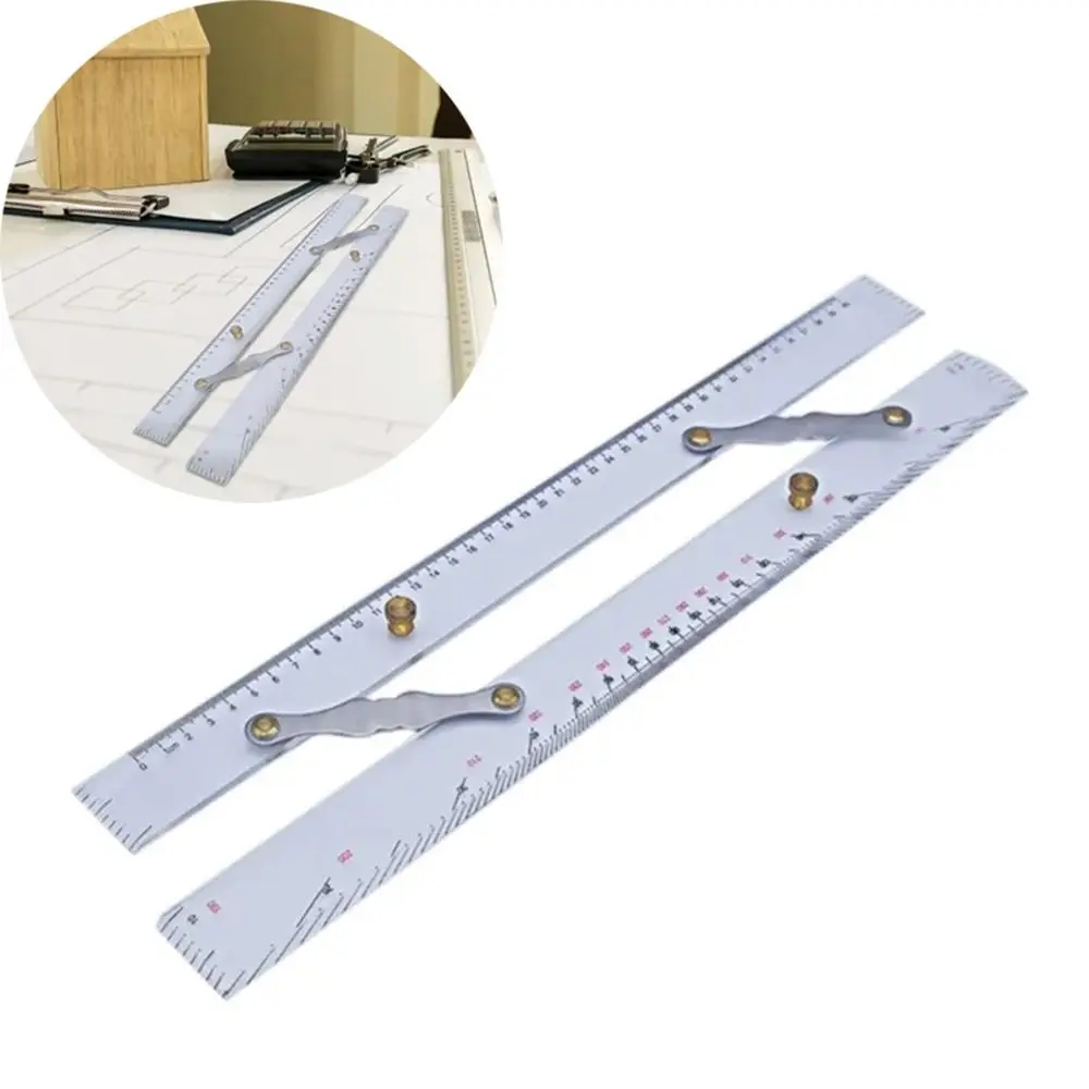 Marine Navigation Plotter Parallel Ruler Transparent Sea Chart Measuring Drawing Ruler High Precision