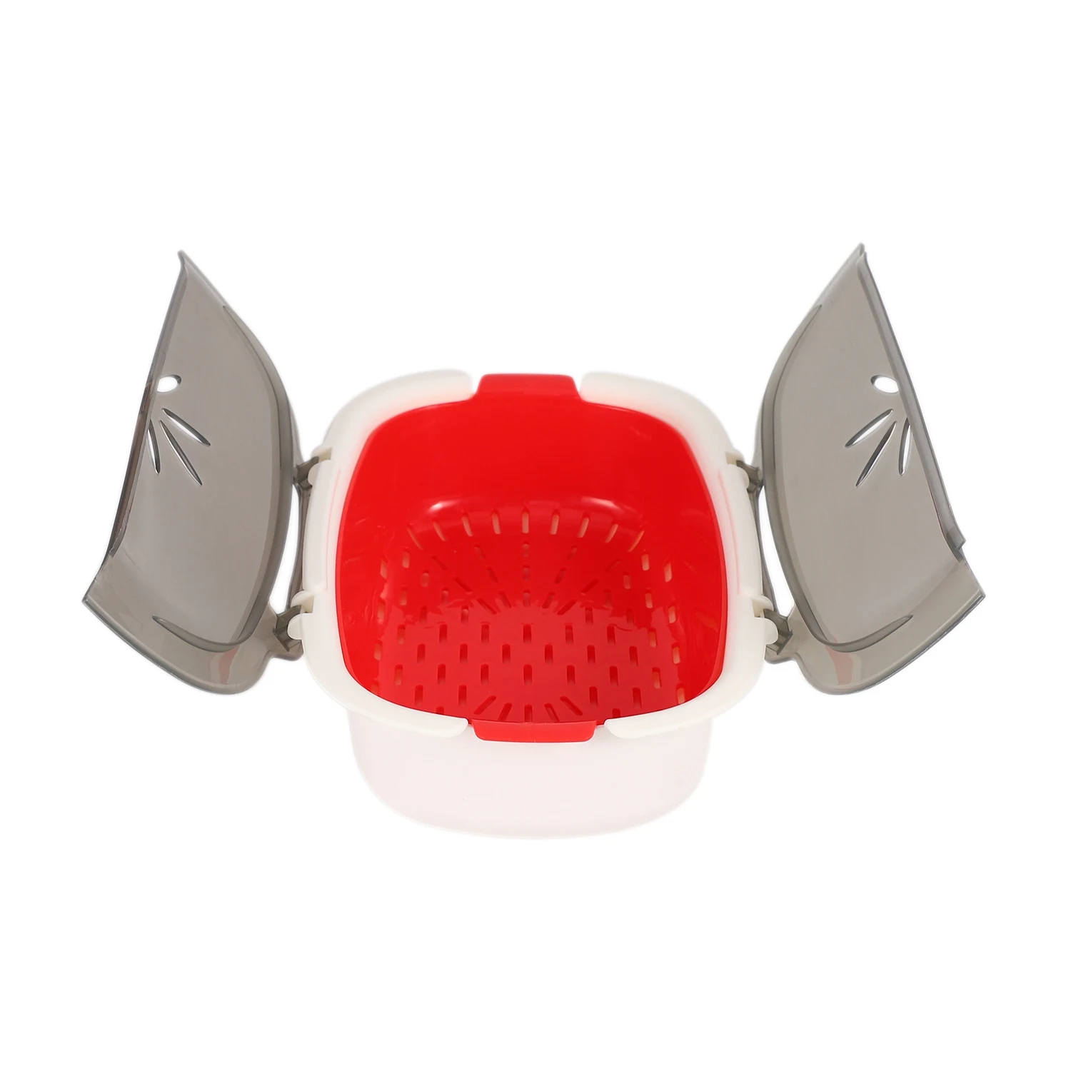 FZFZ الميكروويف باخرة سلة آمنة غير سامة الأسماك الغذاء فرن الميكروويف باخرة تبخير طبق لوازم المطبخ جديد