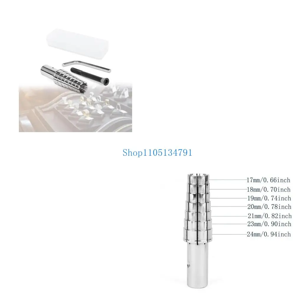 

98 -километровый кольцо Sizer Enlarger Mandrel Jewelry Jewelry Tool Metal Cring Forming Expander Sizer Sizer для кольца