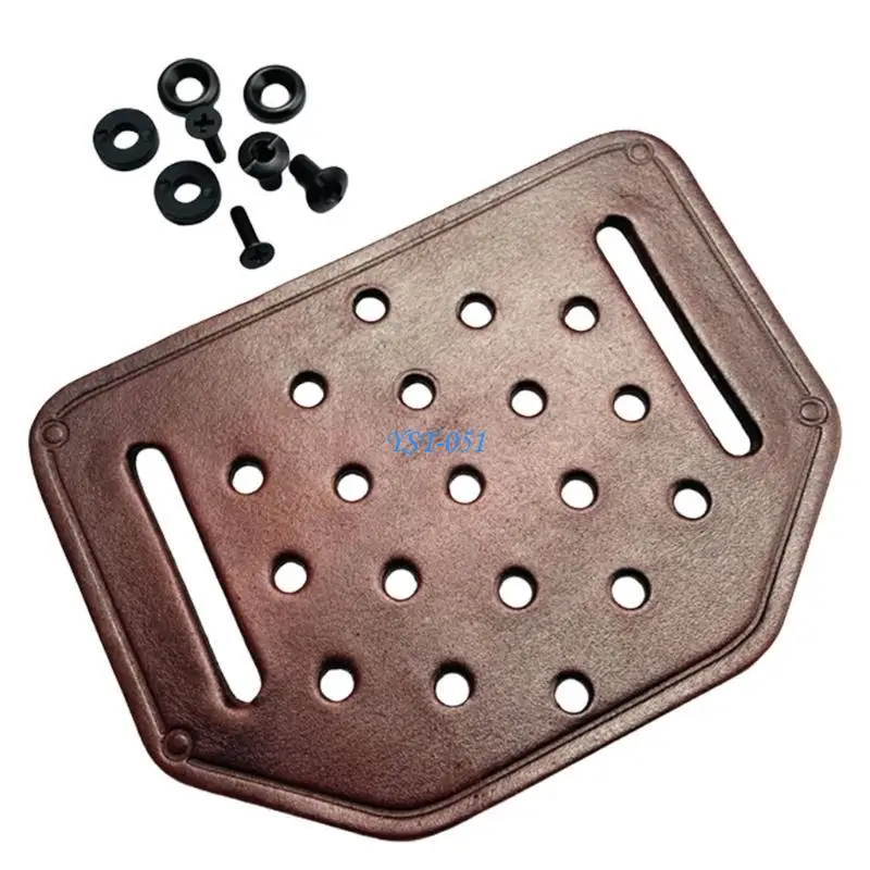 E15A Elegant Dark Brown Leather Cutter Case Essential Gears for Survivalist