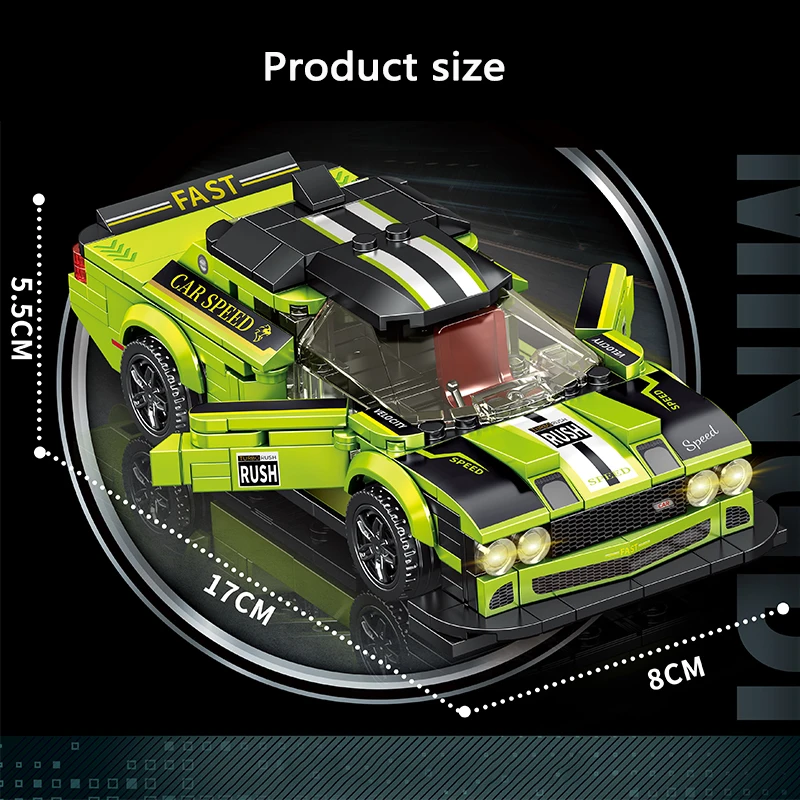 Offroad-SUV-Bausteinmodell, Abenteuerfahrzeug DIY-Montage-Bausteine Spielzeug, Sportwagen, Oldtimer-Limousine, Auto-Spielzeug ﻿ – Detail 15