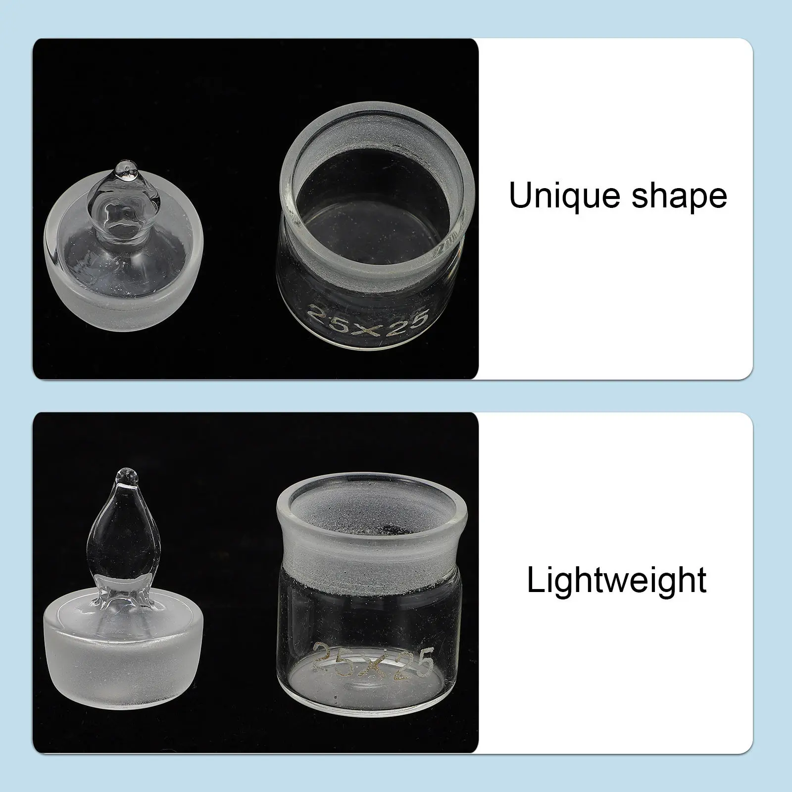 

Набор из 5 стеклянных мерных бутылок для лабораторий, простой дизайн, для измерения экспериментальных образцов