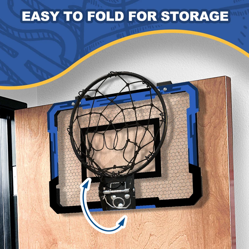 어린이 및 성인용 미니 농구 후프, 실내 소형 농구 후프, 문짝 벽 장착 및 방 슈팅 공, 스포츠 게임 세트