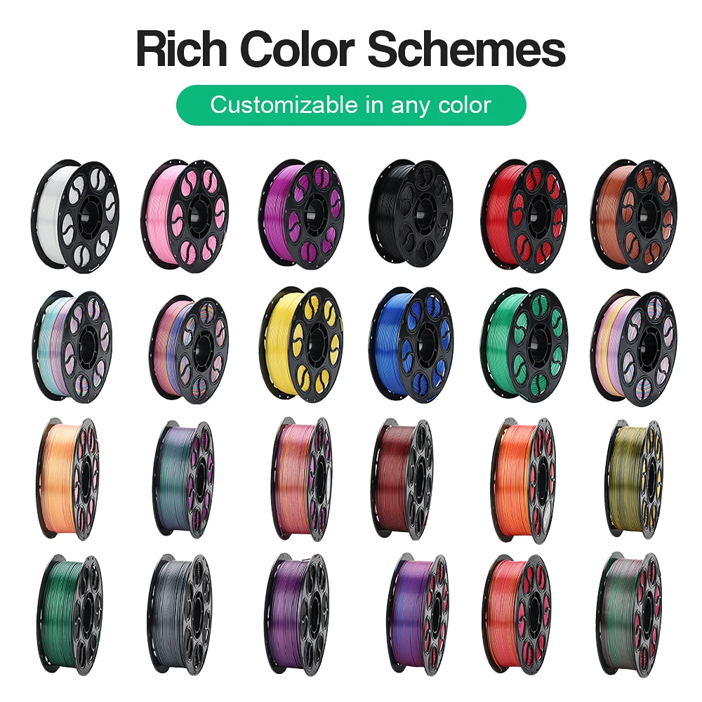 

1.75mm PLA Filament 1KG for 3D Pen & FDM 3D Printer - High Toughness No Bubbles No Clogging Fit CR-10 Ender 3