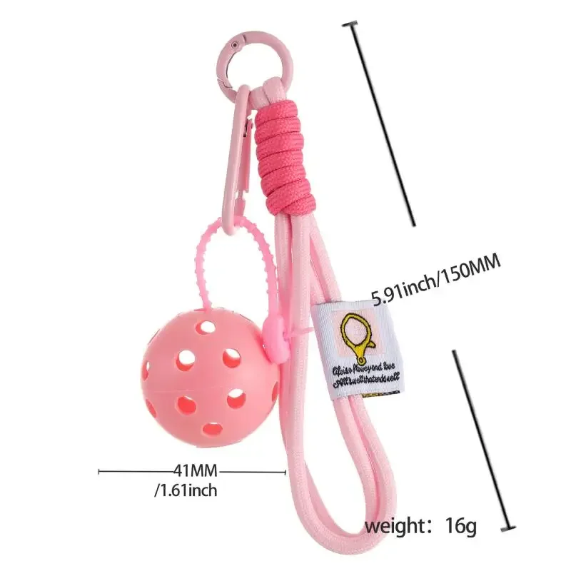 حلقة مفاتيح/حقيبة قلادة كرة البيسبول المحمولة - مثالية للحفلات/العطلات وهدايا عيد الميلاد وإكسسوارات سلسلة مفاتيح السيارة