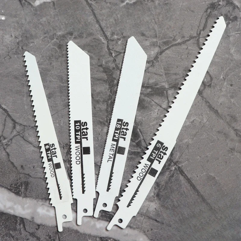 4 Stück Holzschneiden Säbelsägeblätter Klingen grün Holzkonstruktion Holzschneiden Rohrschneiden