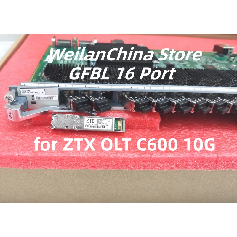 GFBL GFBT 16-port XG-COMBO PON central office circuit board XGPON OLT business board for  C600 OLT D2 SFP modules