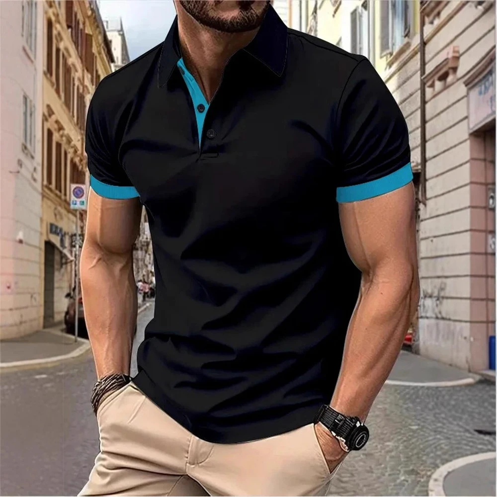 GS Adventure Motorcycle Natural Antibacterial Properties High End Luxury Lapel Collar Versatile Breathable Polo Shirt image 6