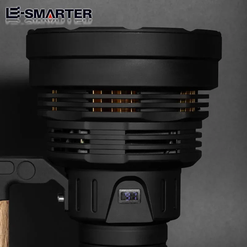 Super Strong Flashlight, Long-Range Outdoor Lighting, Emergency Handheld Light, High-Power Solar Charging