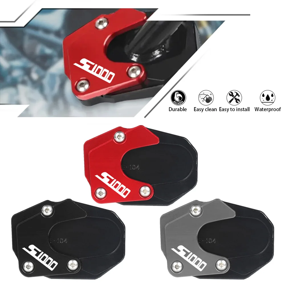 GSXS1000F For SUZUKI GSX-S1000F Side Stand Enlarger Kickstand Pad Plate Side Stand 2015-2023 2022 2021 2020 2019 2018 2017 2016