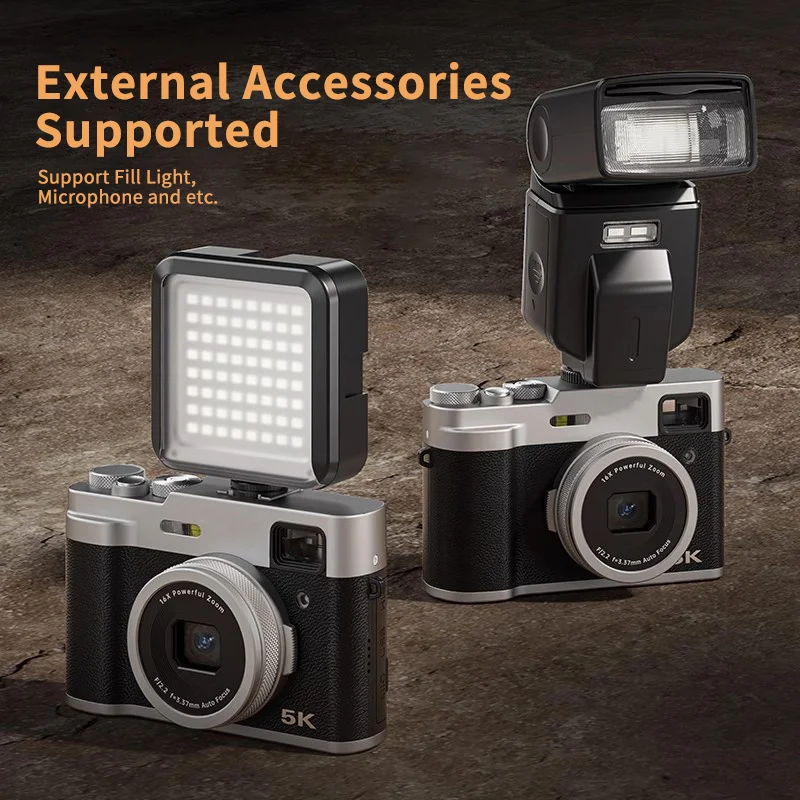 Retro Camara Profesional Dslr 16x  Recorder Video Camera High Quality Camera for Video Shooting  5k Photography Camera