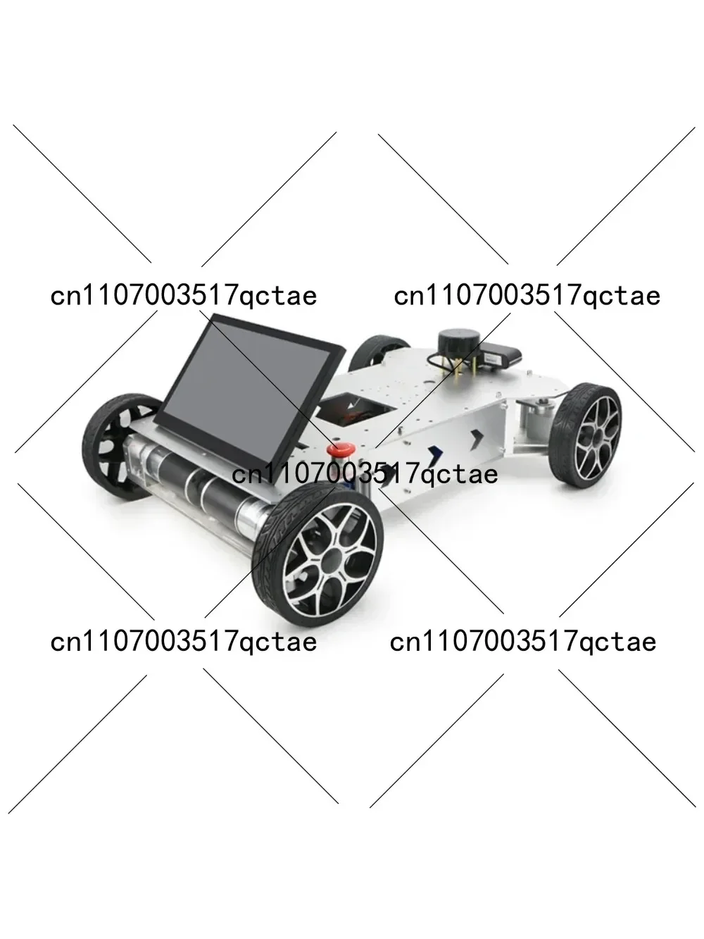Intelligent Robot Mobile Trolley Chassis SLAM LiDAR Mapping Navigation Compatible with SBC Development Board