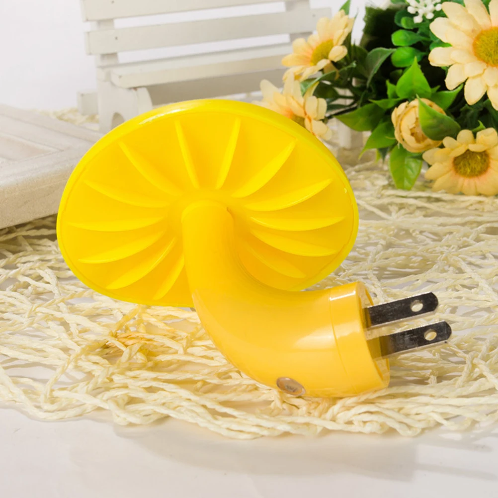 

Energy Saving LED Mushroom Night Light Wall Plug-in Yellow Lamp for Bedroom Living Room Bathroom LED Lights Night Lights