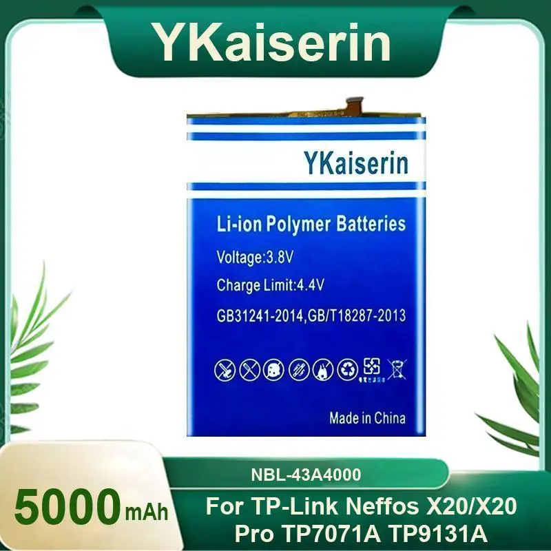 

Mobile Phone Battery 5000Mah For TP-Link Neffos X20 Pro TP7071A TP9131A Nbl-43A4000 Hardwearing