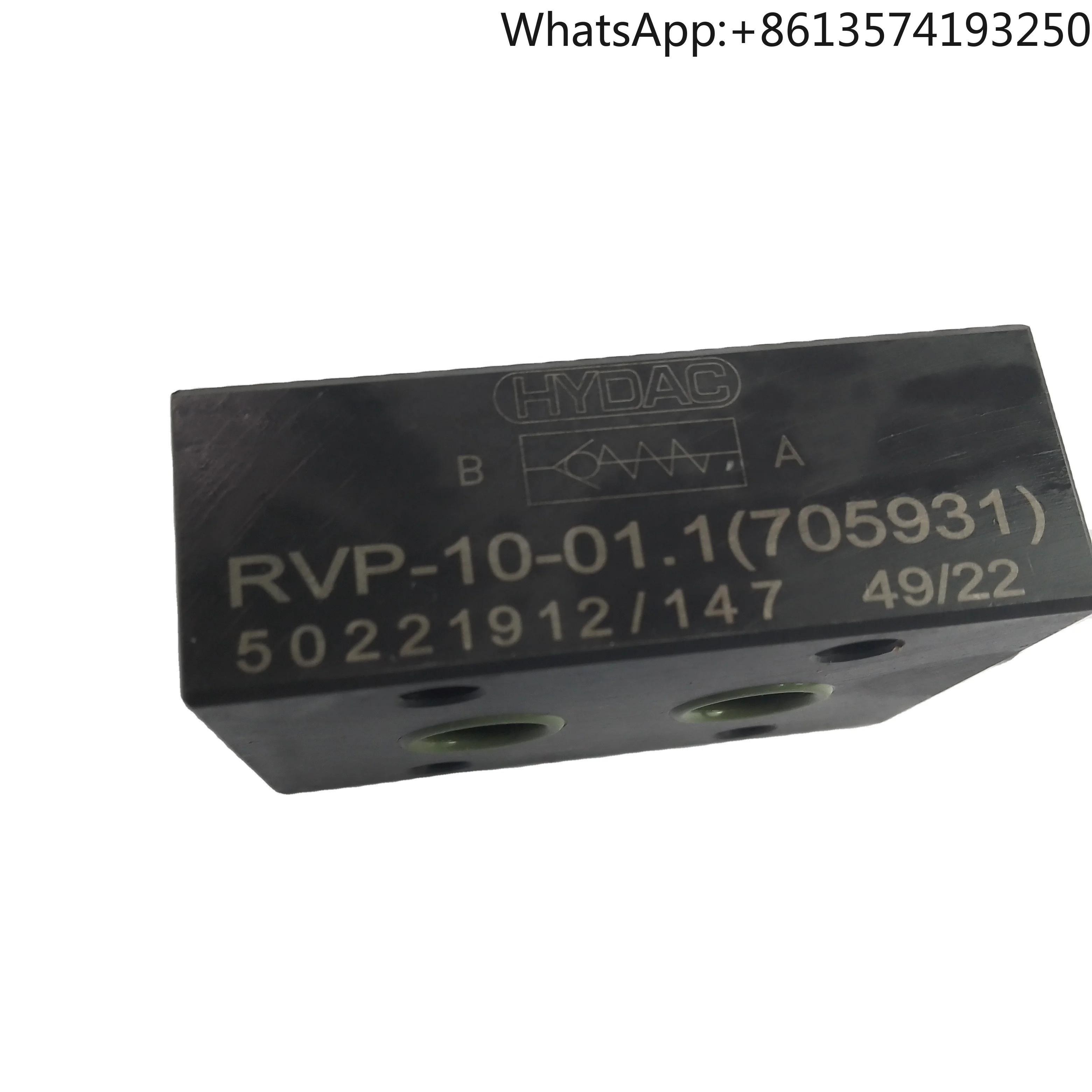 

HYDAC Hydraulic Control One-way Valve RVP-10-01.1