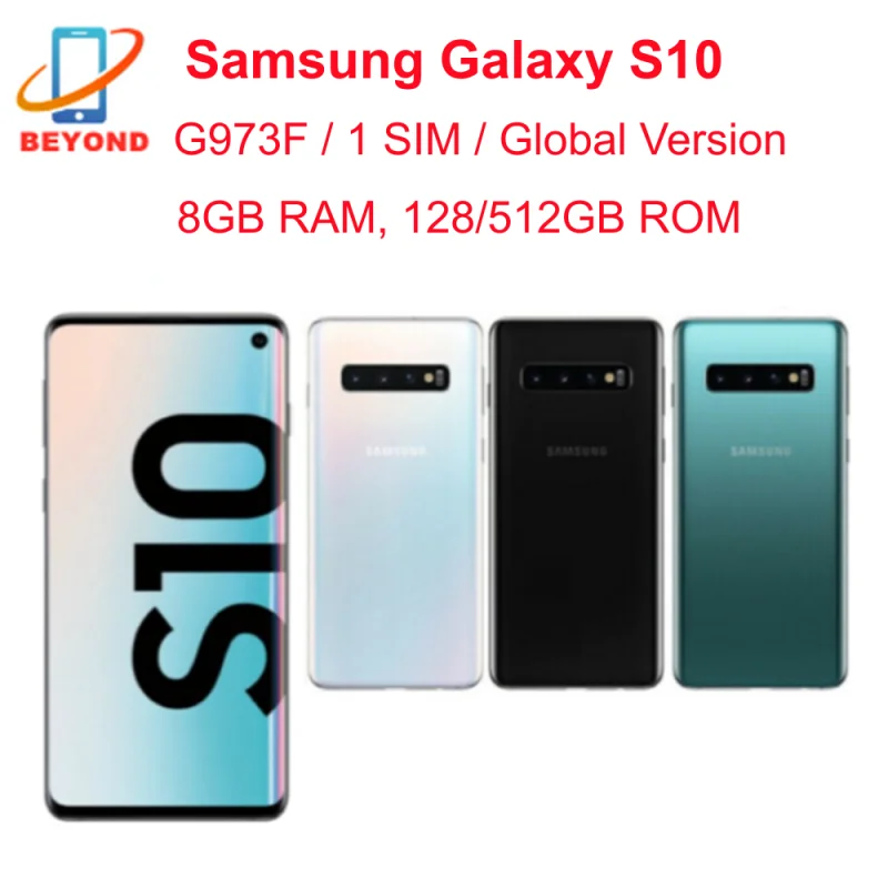 Samsung Galaxy S10 G973F 128/512GB ROM Globla Version 8GB RAM Original 6.1