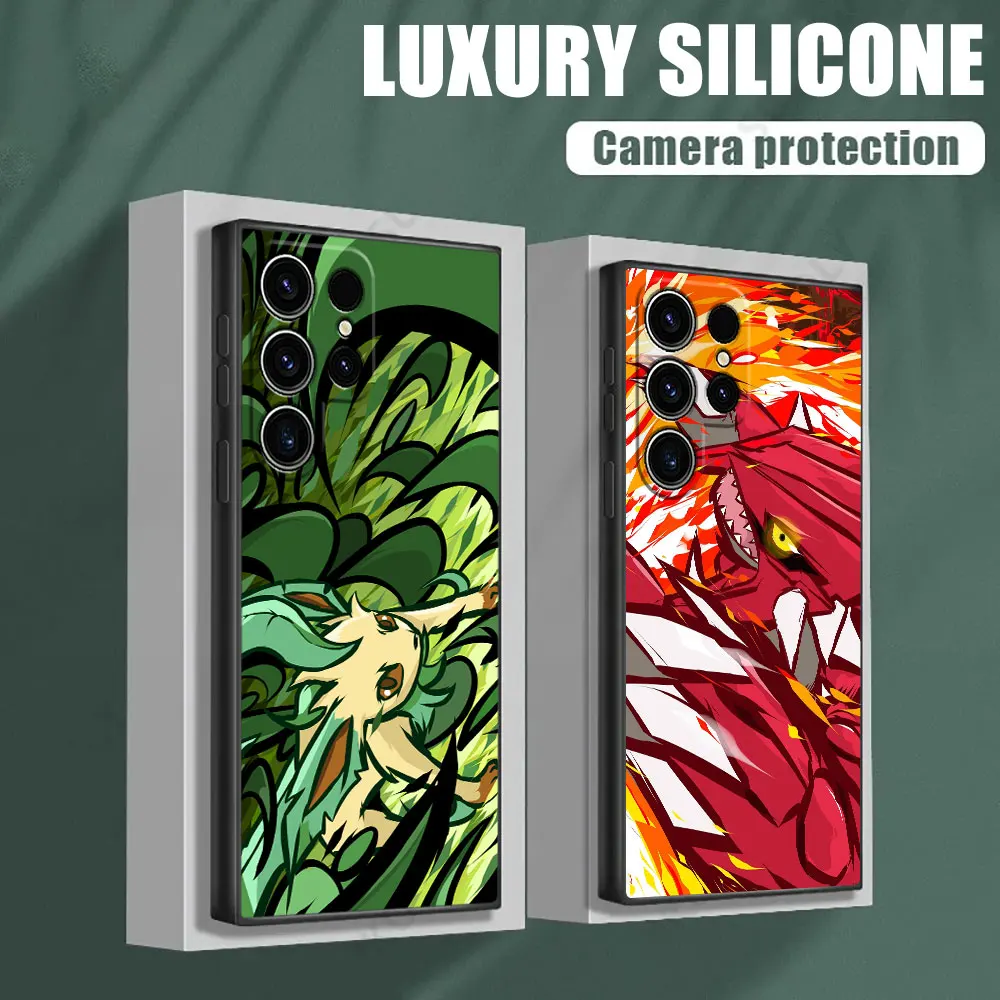 

Leafeon Wiki Pokémon Gengar S25Ultra Case For Samsung Galaxy S25 S24 S23 S20 S21 FE S22 Ultra S10 Plus 5G Cases Soft Phone Cover