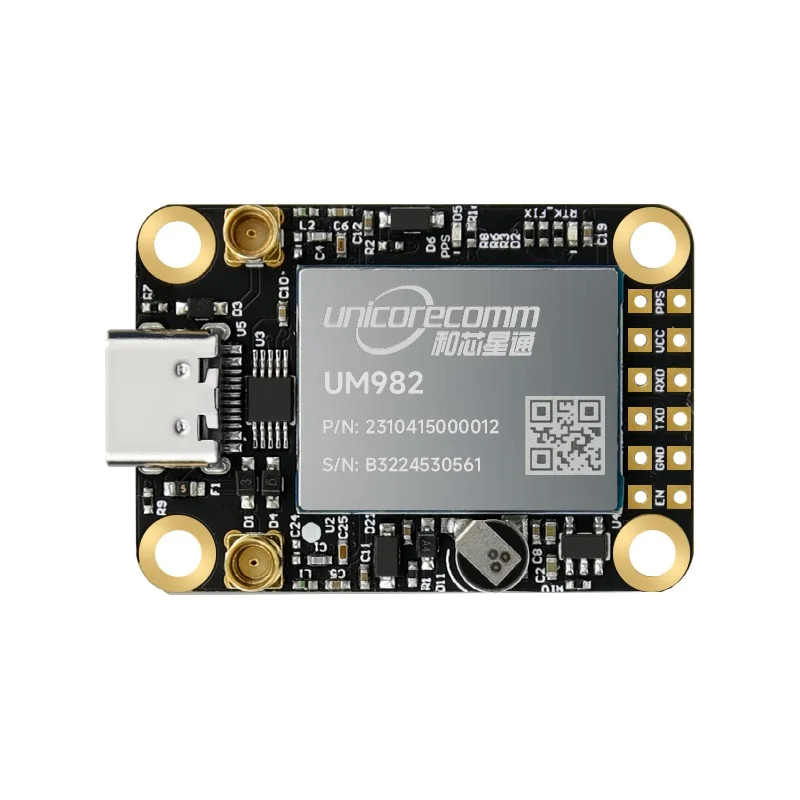 BDS/GNSS High Precision Positioning Orientation Module GPS-RTK Differential Relative ZED-F9P Positioning UM982/UM980 Module