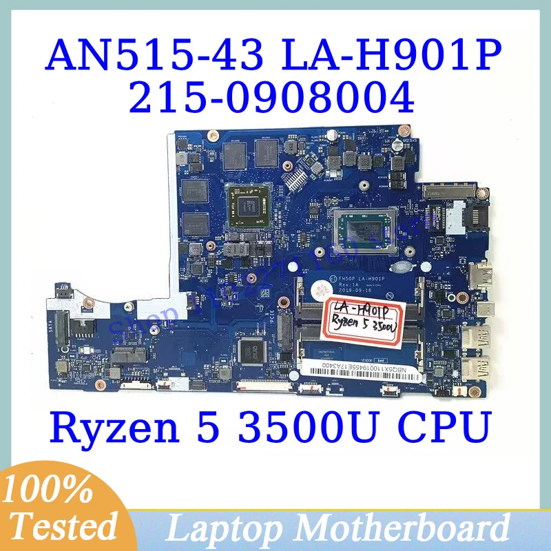 

FH50P LA-H901P For Acer AN515-43 AN515-43G With Ryzen 5 3500U CPU Mainboard NBQ5X11001 Laptop Motherboard 215-0908004 100%Tested