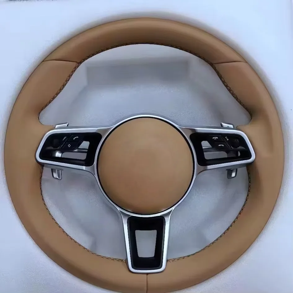 Carbon Fiber Car Steering Wheel for Porsche Panamera Cayenne Macan 718 Cayman Taycan 918 911 Boxster Carrera 981 958 957 997