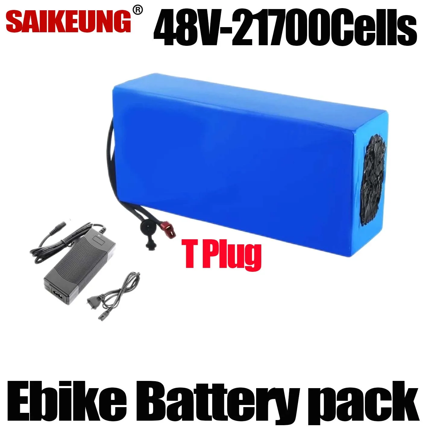 48v 50ah 60ah Ebike Electric Bike Motorcycle Accu Akku 20 25 30ah 35 40Ah 300w-3000w 21700 Lithium Battery Pack with BMS Charger