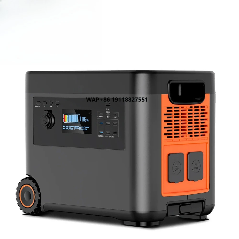 

Swolle Germany Inventory Home Camping 2500w 3000w 5000w 10000w 220V Electric Portable Solar Power Station Customization