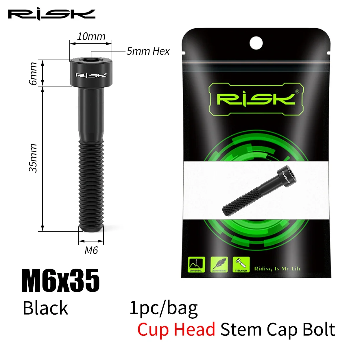 Variant: M6x35 Black