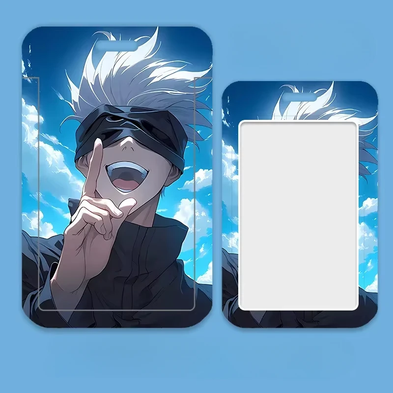 Anime Character Cartoon Pattern Card Holder Student Campus Card Protective Cover