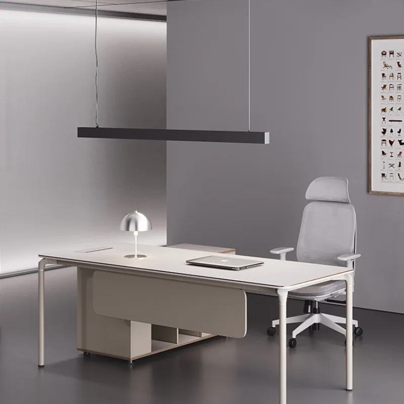 Boss desk simple modern single general manager supervisor office furniture