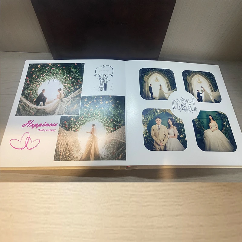 

Альбом ручной работы «сделай сам», 25,4x25,4 см, детские свадебные воспоминания, памятные наклейки для альбома, альбом для вырезок, подарок на день Святого Валентина