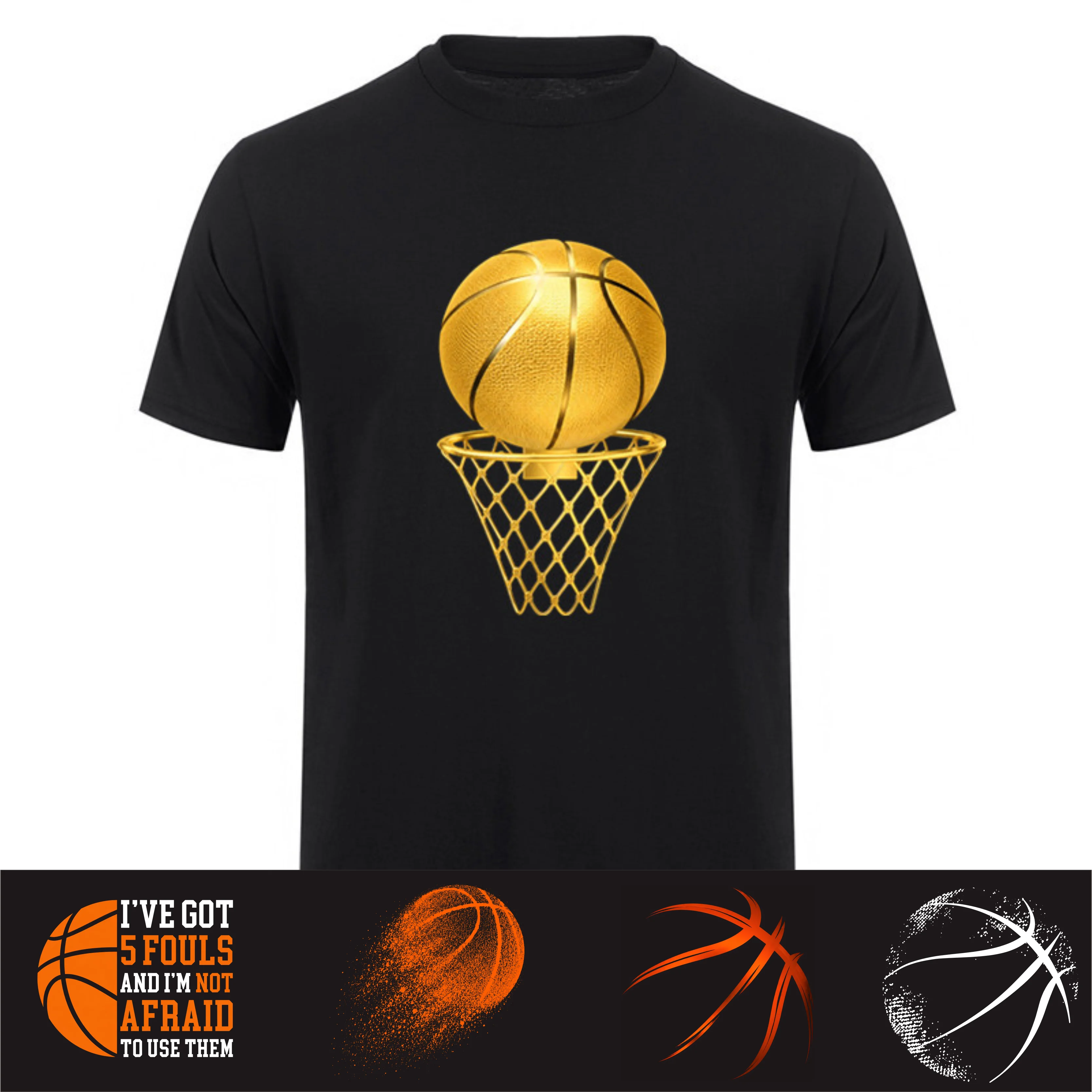 Funny Basketball Player Basketballer Sports Graphic T-Shirt Gift For Mans Streetwear Baskerball Lover T Shirts HJ-062