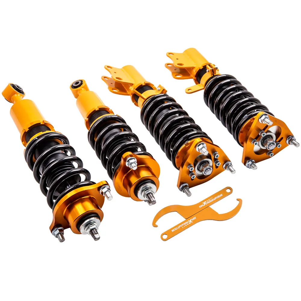 Adjustable Coilovers Lowering Suspension Struts for Mitsubishi Lancer 08-16 Coilovers Shock Absorbers