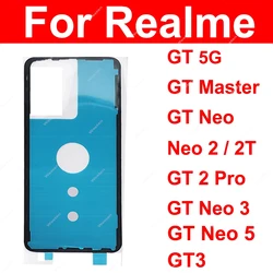 Back Frame Battery Cover Adhesive For Realme GT 2 Pro GT Neo 2 2T Neo 5 GT 3 GT Master Rear Housing Battery Cover Sticker