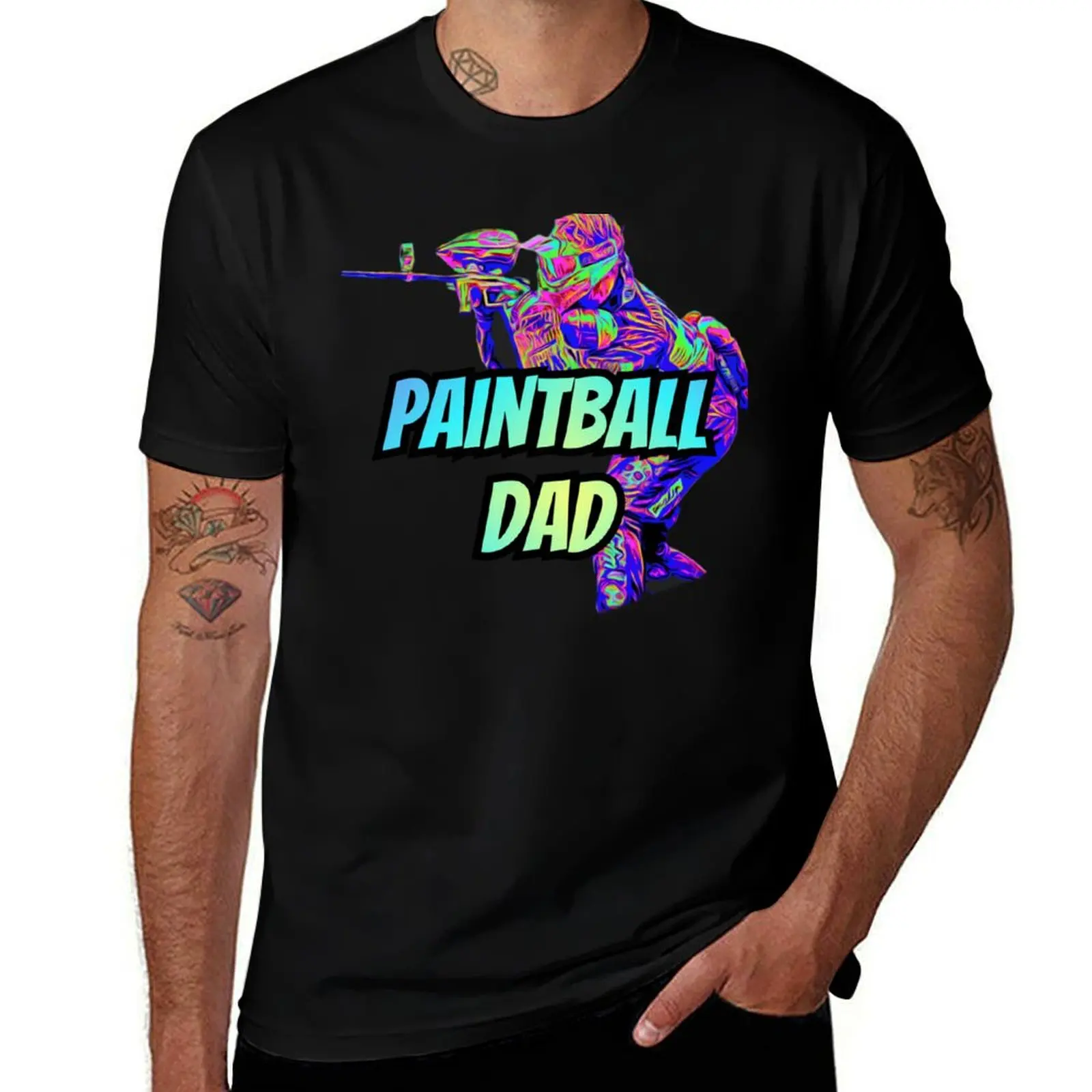 Paintball Dad 2 T-Shirt t shirts for man pack white T-Shirt
