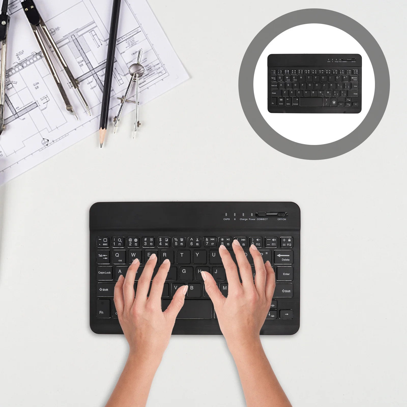 

Беспроводная клавиатура с подсветкой, материал премиум-класса, многоцелевая, практичная, удобная, беспроводная клавиатура для ноутбука, ноутбука