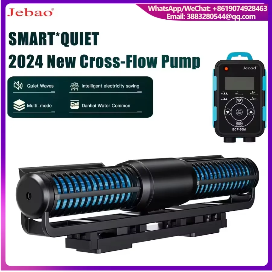 Jecod Jebao ECP Smart Cross-Flow Pump Wave Maker Bluetooth/WIFI Control Submersible Vario Cross Flow Wave Maker Pump