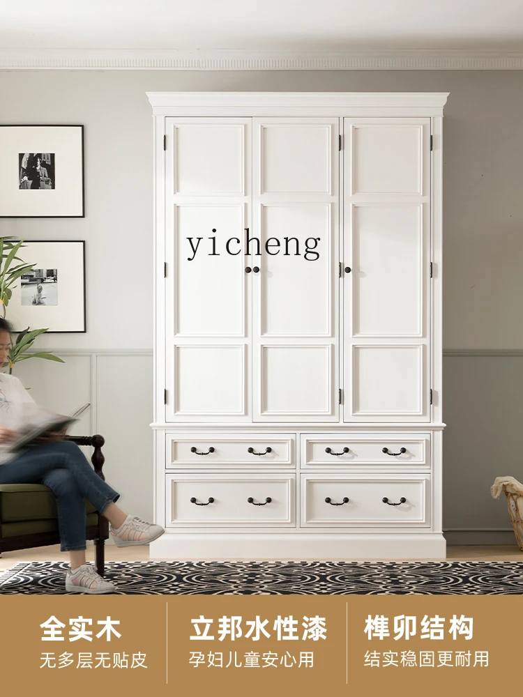 Zc Solid Wood Wardr…