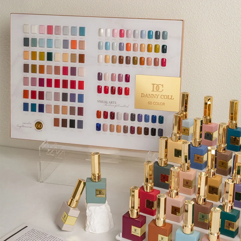 Danny Coll 60 Colors Gel Nail Set 15ml Wholesale Private Label Manicure Semi-Permanent Gel Kit DC Nail Gel Polish Set