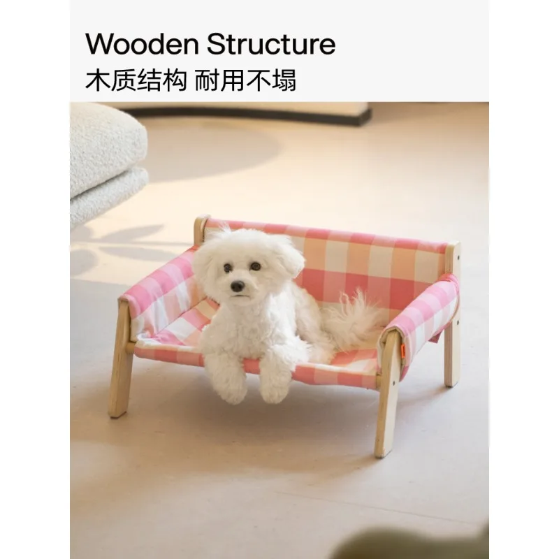 Meow, Hu, Wang, wooden cat kennel, dog kennel, universal cat in summer, wooden cat kennel sofa, pet dog in summer.