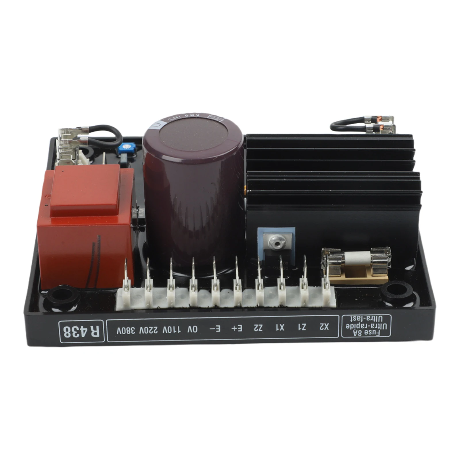1pc AVR R438 Automatic Voltage Regulator For Leroy Somer Generator Home Improvement Industrial Power Tools Accessories