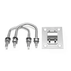 20mm Omni Fiberglass Antenna Clip Anti-falling Bracket Holder U Bolts Installation Clamp Holding Pole Fixation