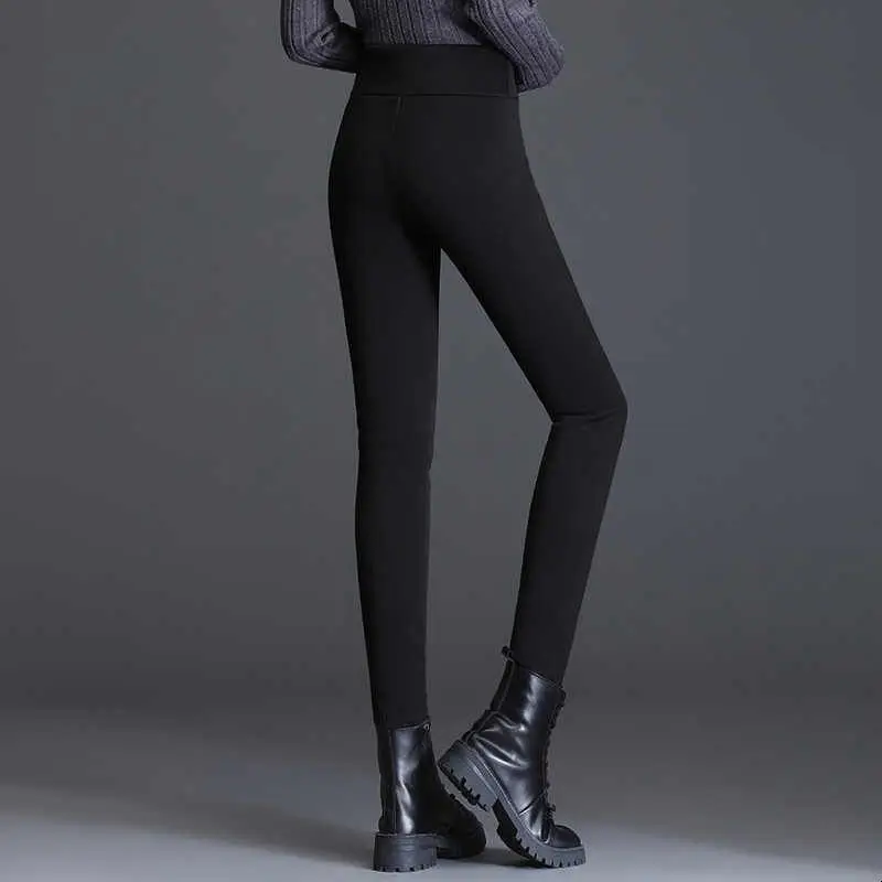 Extra Thick Velvet Leggings for Autumn And Winter plus Size Women's Bottoming Trousers Comfortable Soft Material Pants