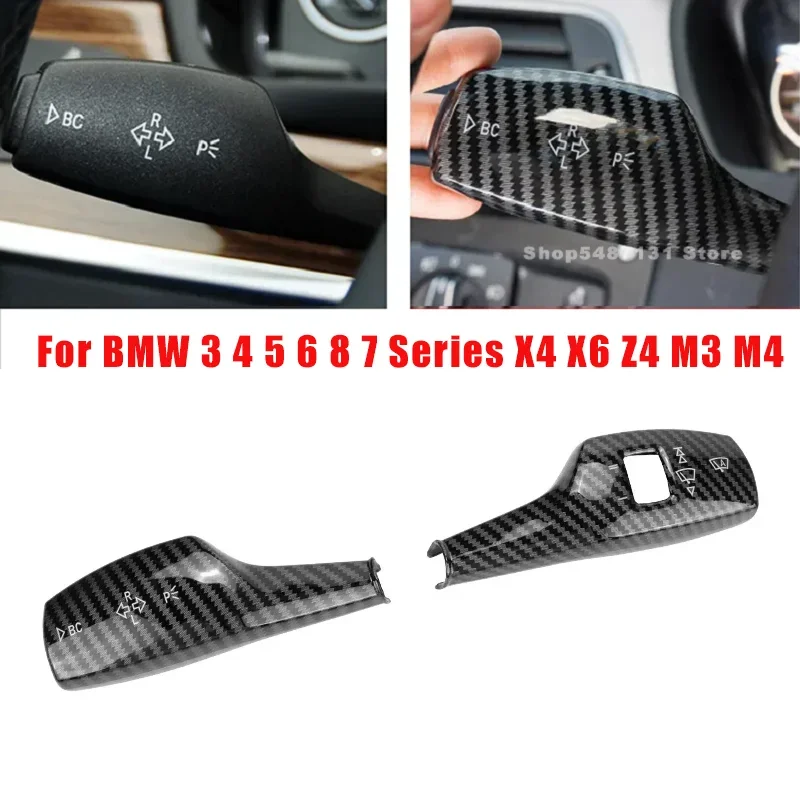 For BMW 1 3 5 6 7 Series GT F30 F35 Turn Signal Wiper & Headlight Switch Control Cover Steering Column Interior Accessories