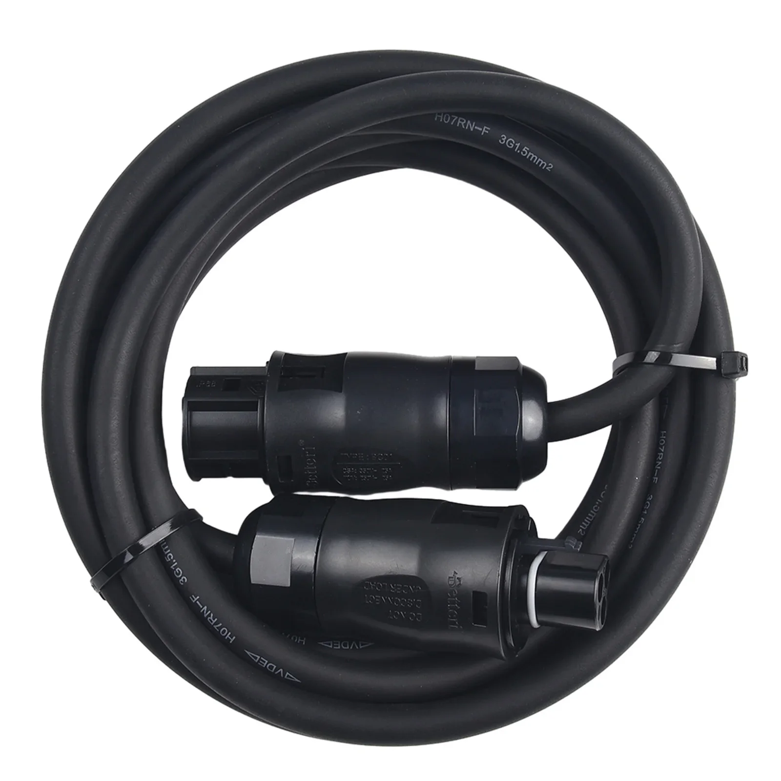 Solar Connection Cable With BC01 Female Connector To Extension Adapter  3-Core 1.5 Mm² Copper Wire For Outdoor Micro-Inverter