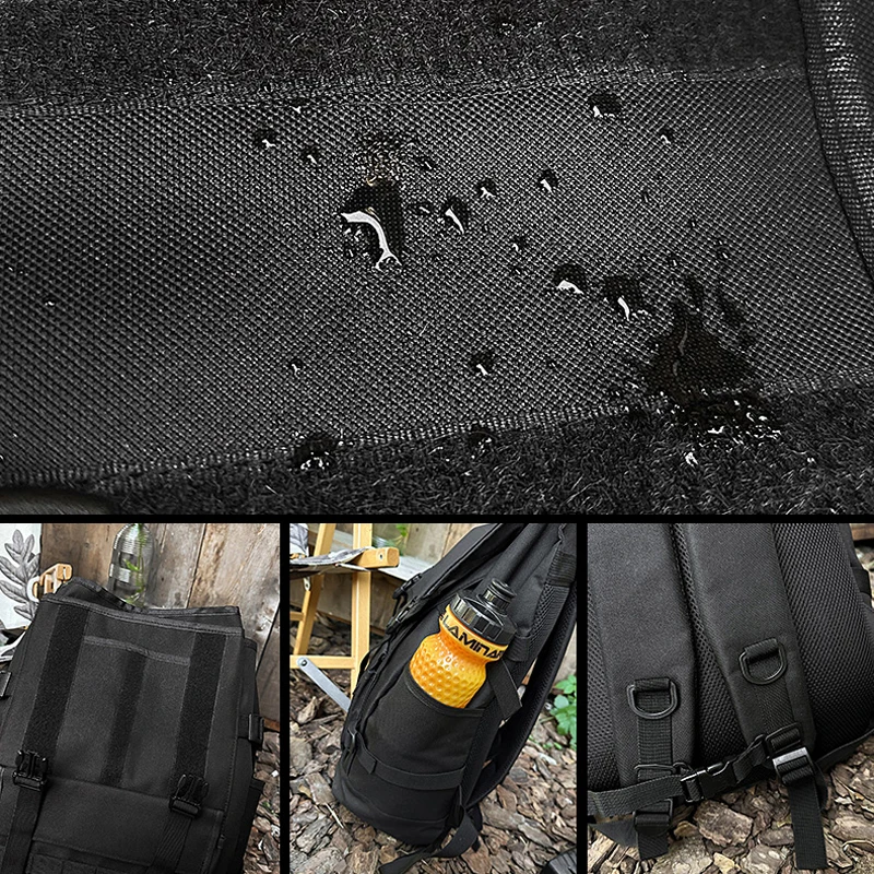 حقيبة الظهر التكتيكية مول السفر في الهواء الطلق تسلق المشي لمسافات طويلة الرحلات حقيبة التخييم سعة كبيرة الرياضة رحلة قصيرة عطلة نهاية الأسبوع الظهر