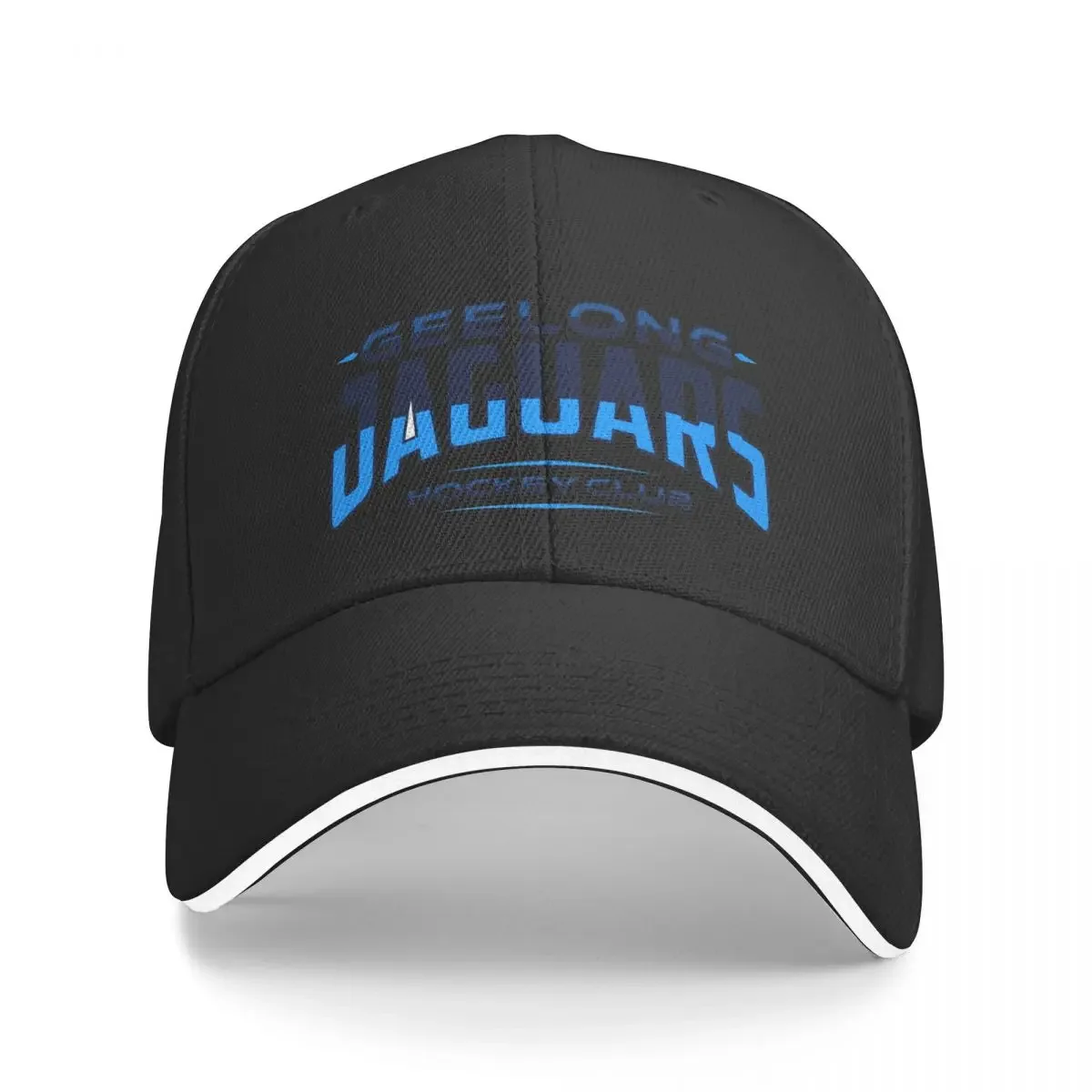 Geelong Jaguars Hockey Club - Blue Text - Transparent Background Baseball Cap black hard hat Women Caps Men's