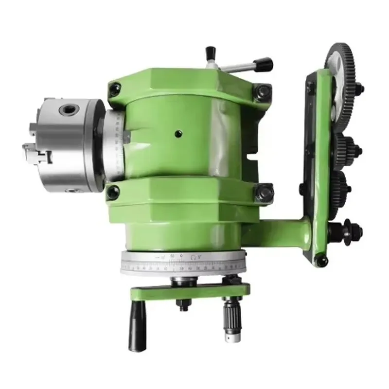 2026 High Precision Steel Universal Indexing Head Milling Machine Precision Machining Hand Cranked Indexing Head