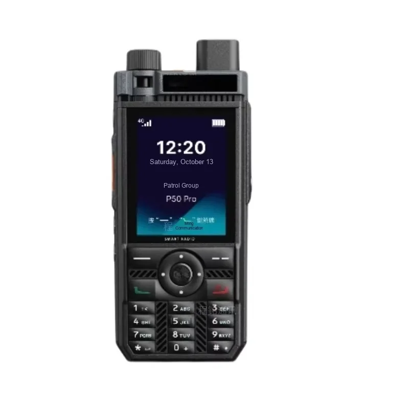 Haiteda P50 Pro Walkie-Talkie Portátil 4G Rede Pública PNC380 Modelo Atualizado Suporta Posicionamento Bluetooth